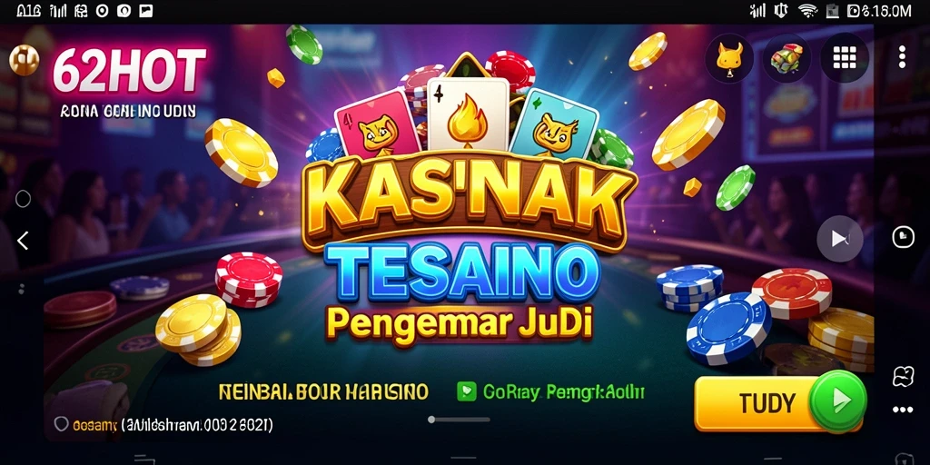 Screenshot gameplay 62HOT menampilkan antarmuka permainan Kasino yang mengasyikkan.