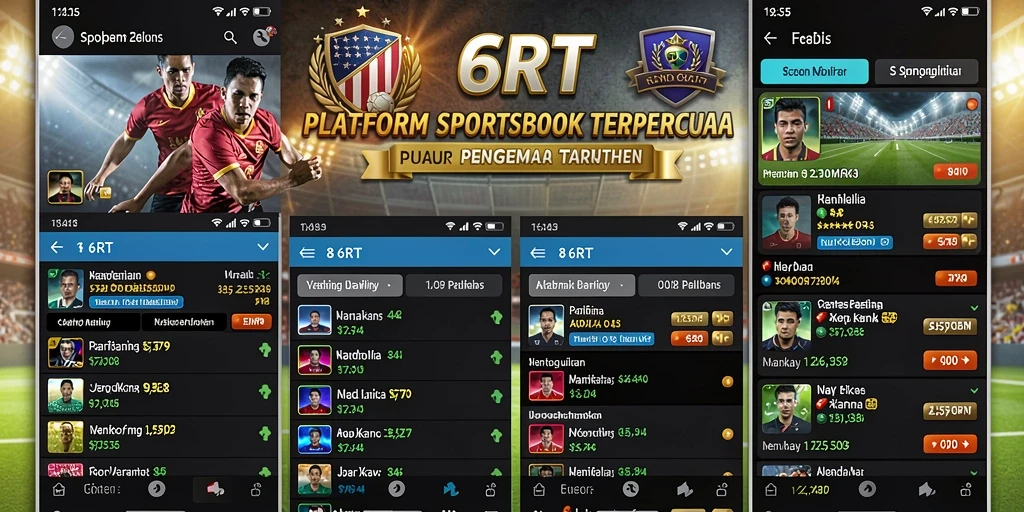 Tampilan menarik dalam aplikasi sportsbook 6RT untuk pengalaman taruhan terbaik.