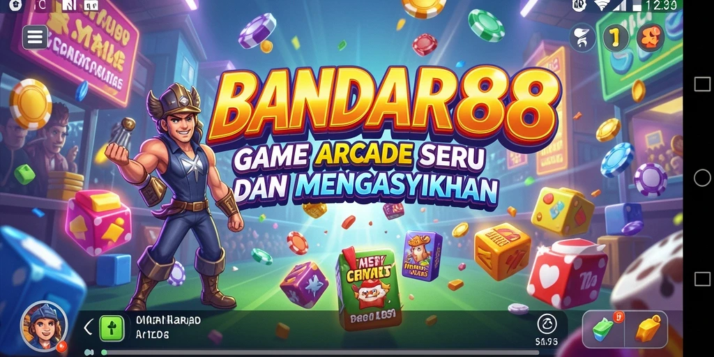 Tampilan gameplay seru dan penuh warna dari BANDAR88.
