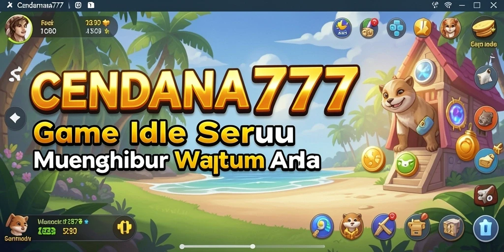 Tangkapan layar gameplay CENDANA777 dengan grafik menarik dan elemen Idle.