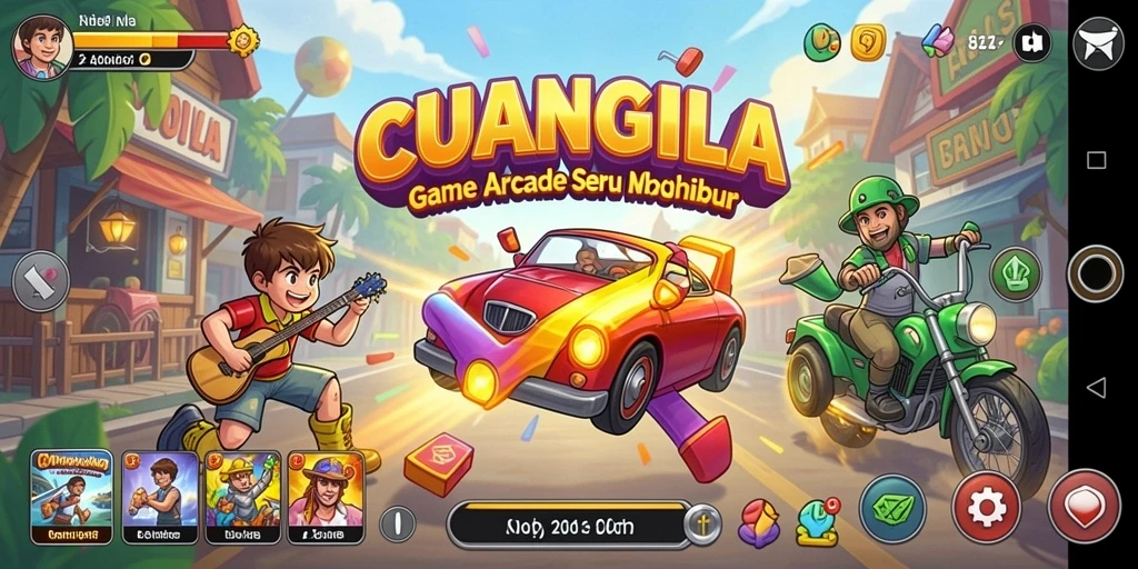 Tampilan gameplay seru dalam CUANGILA yang menantang.