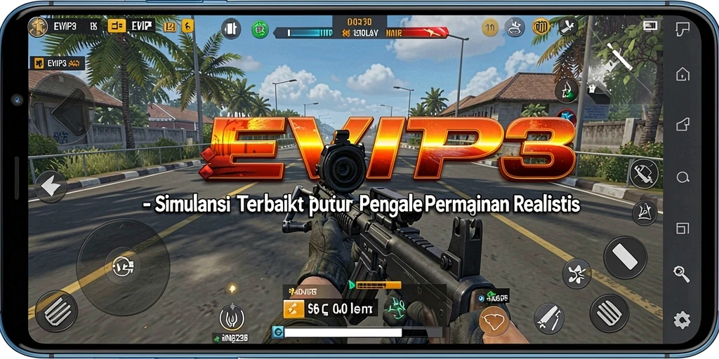 Tampilan gameplay EVIP3 yang memukau dan interaktif.