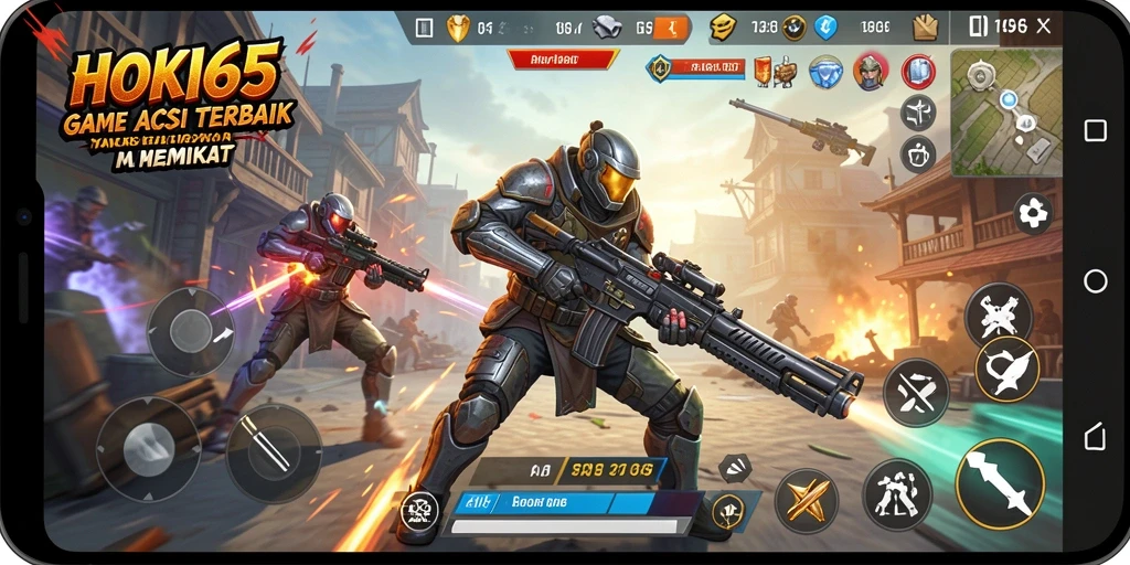 Tampilan gameplay HOKI65 dengan aksi yang mendebarkan.