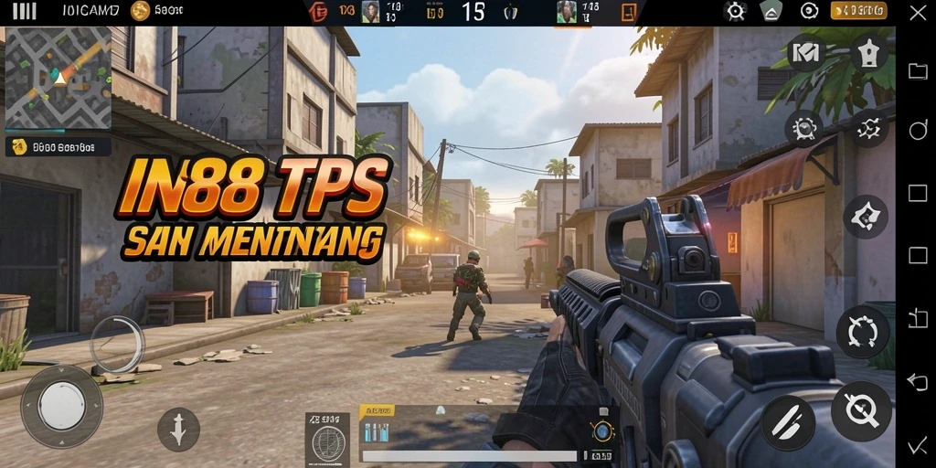 Tampilan gameplay menarik dari IN88 dalam aksi TPS.