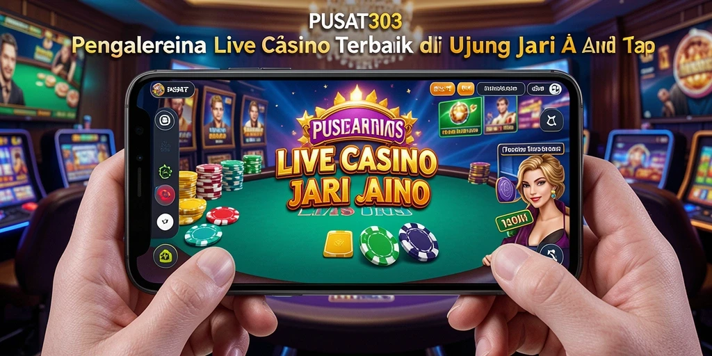Tampilan gameplay menarik dari PUSAT303 dalam permainan Live Casino.