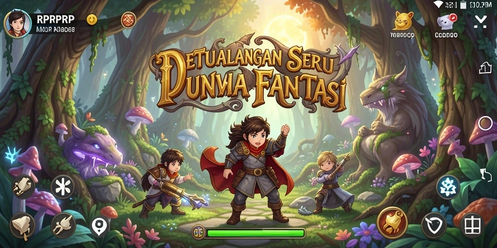 Gameplay menegangkan dalam dunia petualangan RPRPRP.
