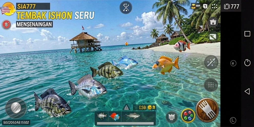 Gameplay seru menembak ikan di SIA777.