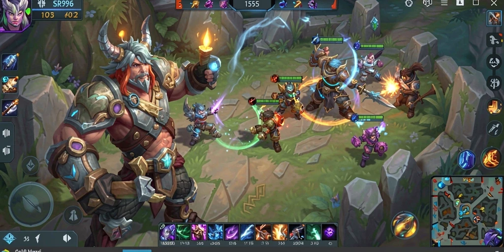 Gameplay seru dan strategi tim dalam SR996