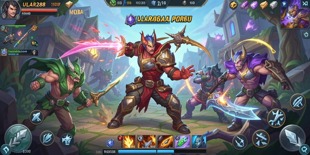 Gambaran seru dari gameplay ULAR288 yang menampilkan pertarungan epic.