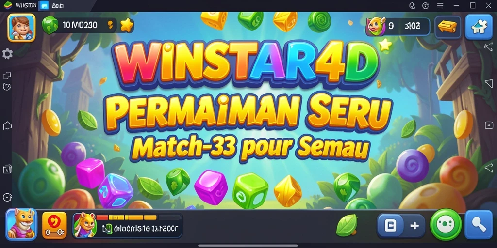 Tampilan gameplay <strong>WINSTAR4D</strong> yang seru dan penuh warna.