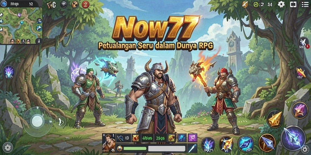 Tampilan menakjubkan dari gameplay RPG WOW77 yang mendebarkan.